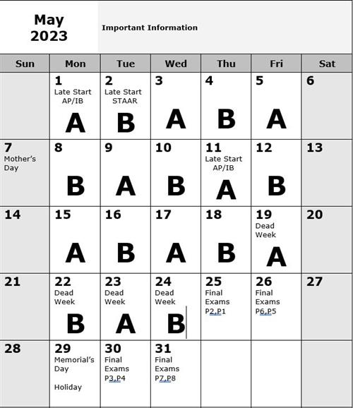 May 2023